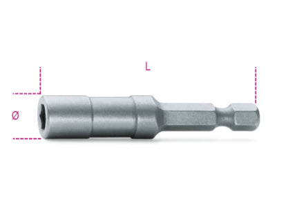 BETA   882 PORTAINSERTI BITS CON ANELLO DI RITEGNO PER AVVITATORI 1/4"