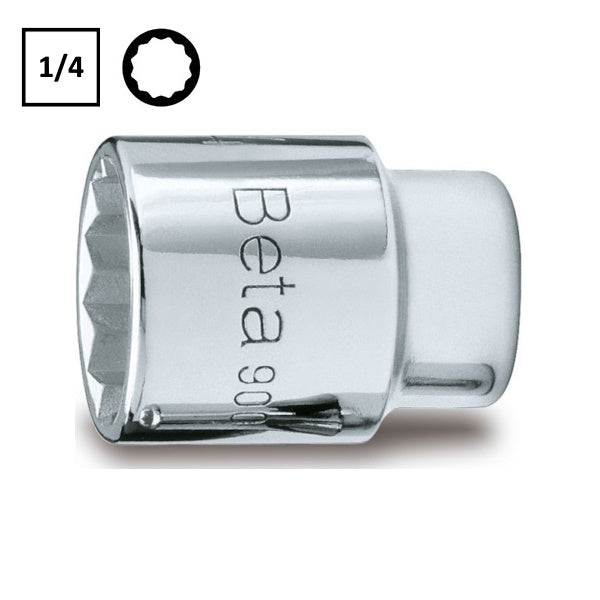 BETA   900MB CHIAVE A BUSSOLA A MANO 1/4" POLIGONALE