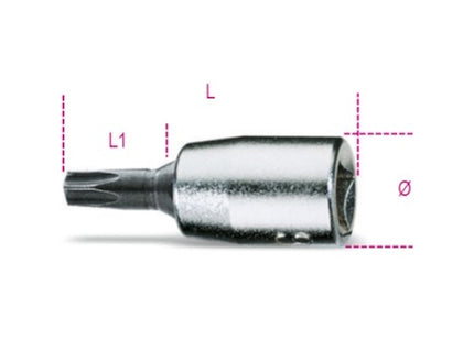 BETA   900TX CHIAVE A BUSSOLA A MANO 1/4" TORX