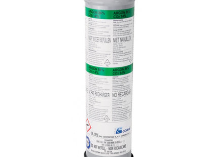 DECA BOMBOLA GAS ARGON/CO2 DA LT1 NON RICARICABILE