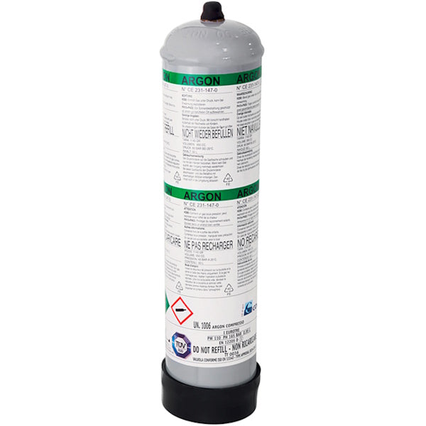 DECA BOMBOLA GAS ARGON DA LT1 NON RICARICABILE