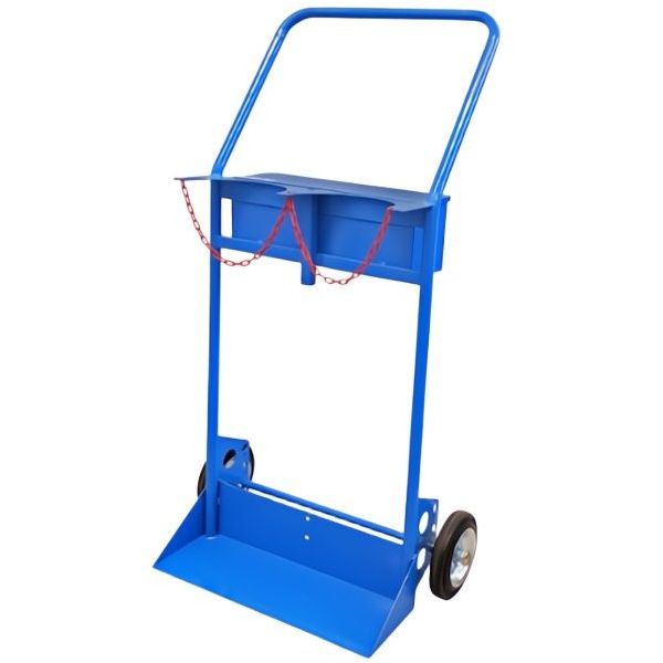 CARMECCANICA CARRELLO PER BOMBOLE SALDATURA DA 40/50 LT CON MANIGLIONE