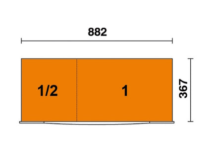 BETA BW2400SXLO9/E-XXL CASSETTIERA CON 9 CASSETTI + 716 UTENSILI ARANCIO