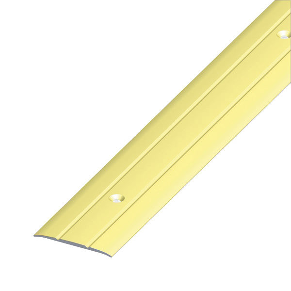 ALFER PROFILO DI RACCORDO ALLUMINIO ANODIZZATO OTTONE MM37X2,5 MT1