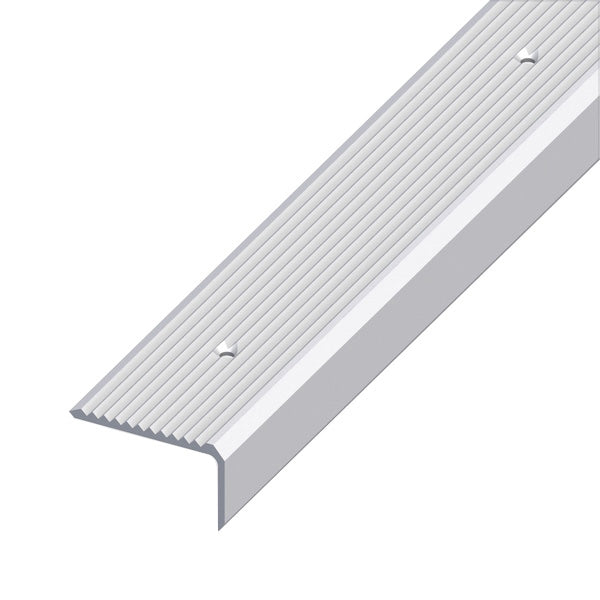 ALFER PROFILO PER SCALE ALLUMINIO ANODIZZATO ARGENTO MM41X23 MT2