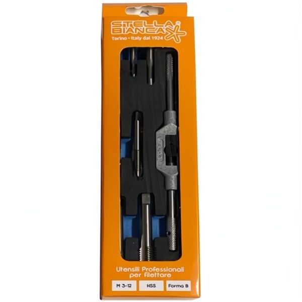 STELLA BIANCA KIT MASCHI HSS M3-M12 CON GIRAMASCHI