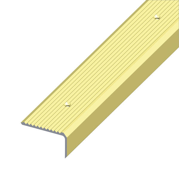 ALFER PROFILO PER SCALE ALLUMINIO ANODIZZATO OTTONE MM41X23 MT2