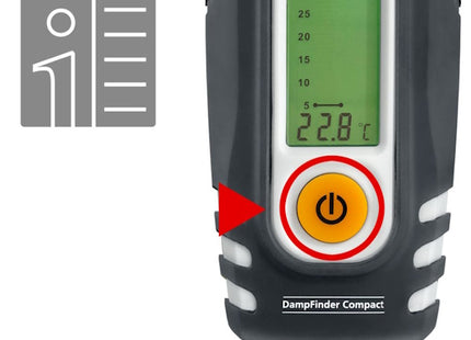 LASERLINER IGROMETRO MISURATORE DI UMIDITA' MATERIALI DAMPFINDER COMPACT