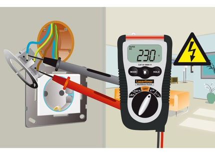 LASERLINER MULTIMETRO UNIVERSALE MULTIMETER-POCKET