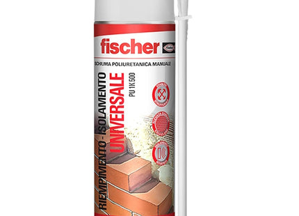 FISCHER SCHIUMA POLIURETANICA UNIVERSALE MANUALE PU 1K 500 ML500
