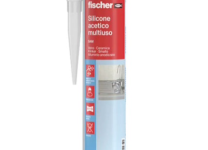 FISCHER SILICONE ACETICO MULTIUSO SAM ML280