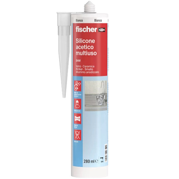 FISCHER SILICONE ACETICO MULTIUSO SAM ML280
