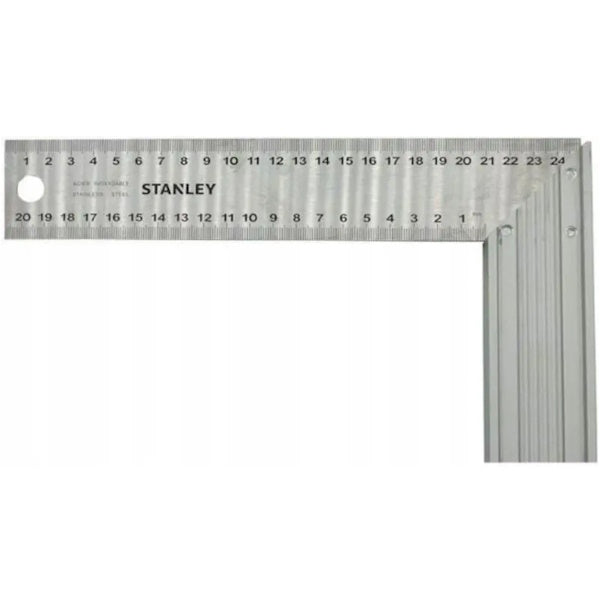 STANLEY SQUADRA PER FALEGNAMI LAMA INOX GRADUATA