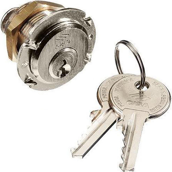 CISA CILINDRO STANDARD IN OTTONE PER SPESSORE PORTA MM11*