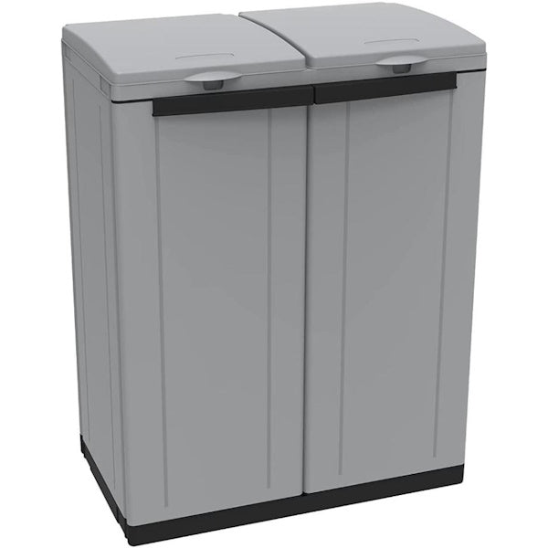 TERRY CONTENITORE RACCOLTA DIFFERENZIATA ECOLINE 2 GRIGIO 2X110 LT.