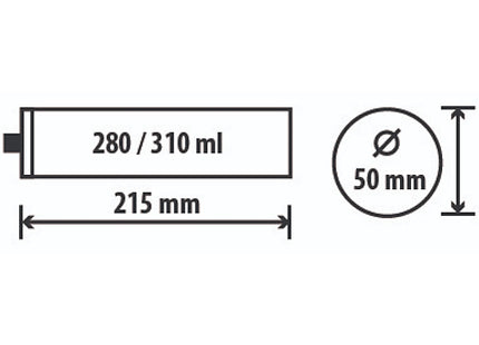 EUROCHIMICA PISTOLA AD ARIA COMPRESSA PER SILICONI ML280/310