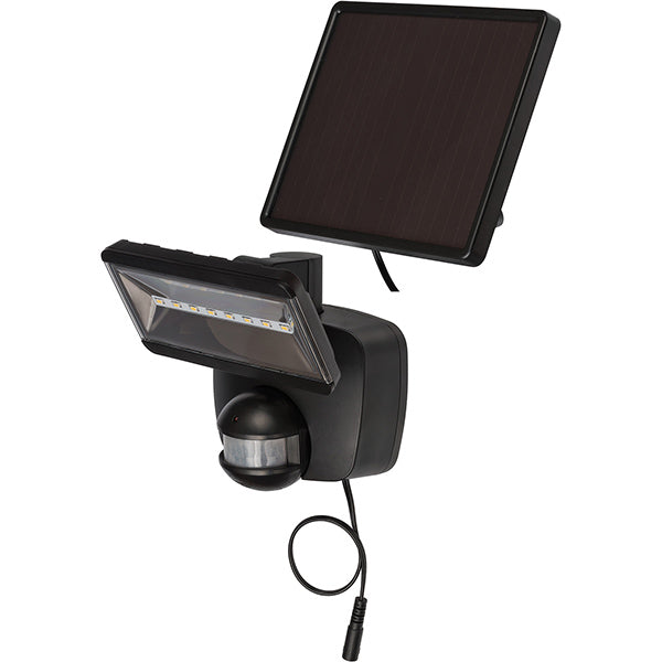 BRENNENSTUHL FARETTO SOLARE CON SENSORE MOVIMENTO LED SOL 800 NERO*