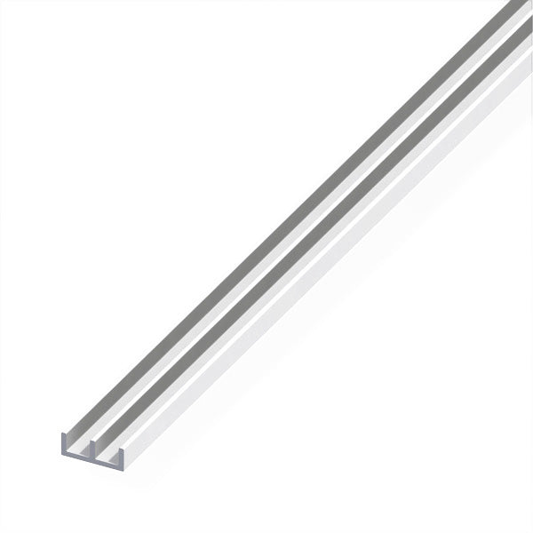 ALFER PROFILO GUIDA PVC BIANCO MT.1