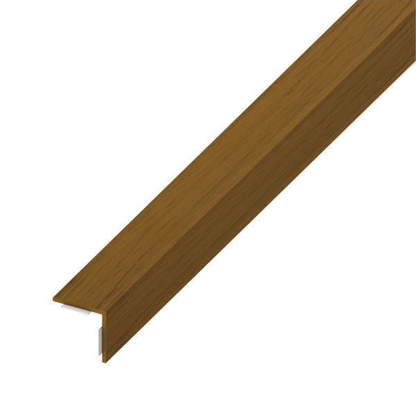 ALFER ANGOLARE LATI UGUALI ADESIVO PVC ROVERE RUSTICO MM20X20X1 MT1
