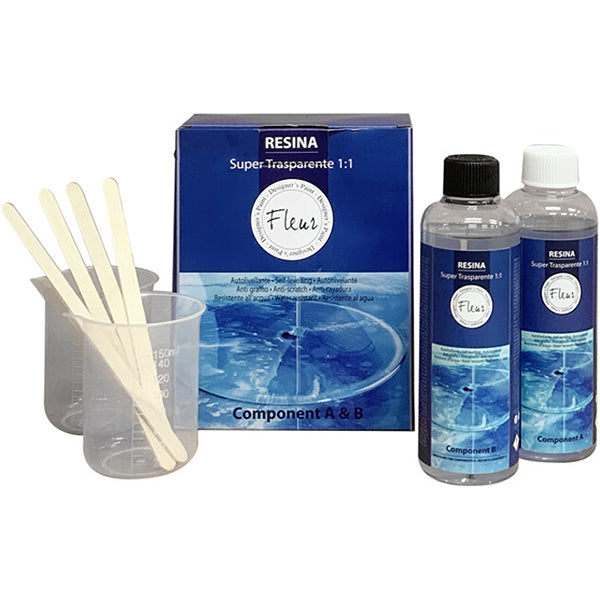FLEUR RESINA SUPERTRASPARENTE 1:1 A+B