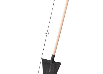 AUSTRALIAN BADILE A PUNTA FORGIATO CM28 CON MANICO IN LEGNO CM160