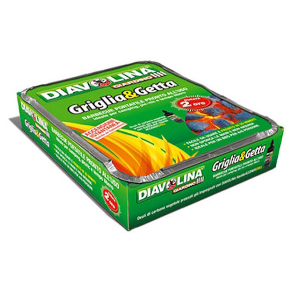 DIAVOLINA GIARDINO GRIGLIA & GETTA PRATICO BARBECUE PORTATILE*