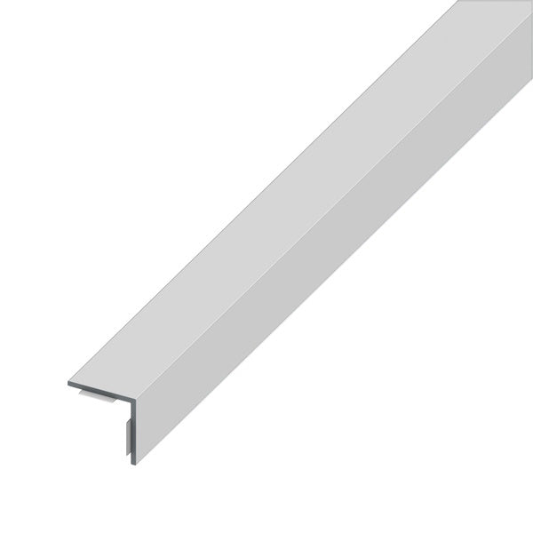 ALFER ANGOLARE LATI UGUALI ADESIVO PVC BIANCO MM15X15X1 MT2,5