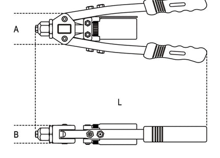BETA  1740B RIVETTATRICE COMPATTA CON SERBATOIO PORTA-STELI