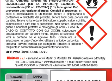 RHUTTEN LAVAVETRI SUPERCONCENTRATO -60° DA ML250