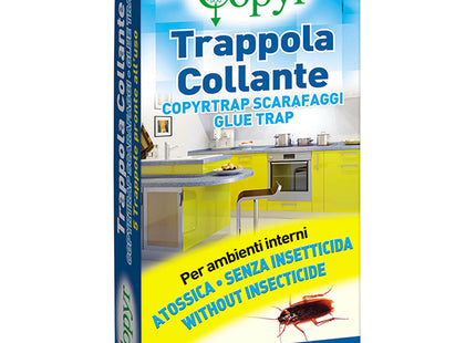 COPYR TRAPPOLA COLLANTE PER SCARAFAGGI COPYRTRAP CONF.DA PZ5*