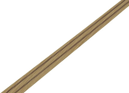 PIRCHER COPRIFILO 2 RIGHE IN LEGNO LUCIDATO ROVERE MM10X65X2500*