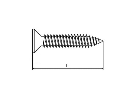 FRIULSIDER VITE AUTOFILETTANTE AF-STEEL TSP ZINCATA BIANCA D.MM 4,2X45*