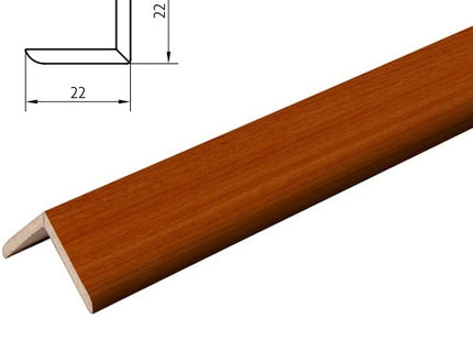 PIRCHER PARASPIGOLO IN MDF CILIEGIO MM22X22X2700