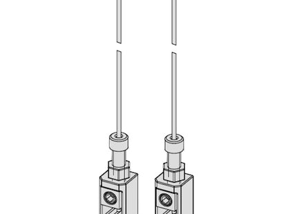 CISA KIT CONNESSIONE CHIUSURE SUPPLEMENTARI FAST CON MANIGLIONI ALPHA