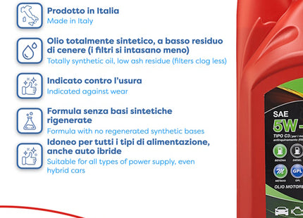 RHUTTEN OLIO MOTORE 4T  5W-30 C3