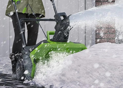 GREENWORKS SPAZZANEVE GD40ST SENZA CARICABATTERIA E BATTERIA*