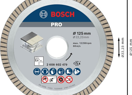 BOSCH DISCO DIAMANTATO PRO CERAMIC EXTRACLEAN TURBO