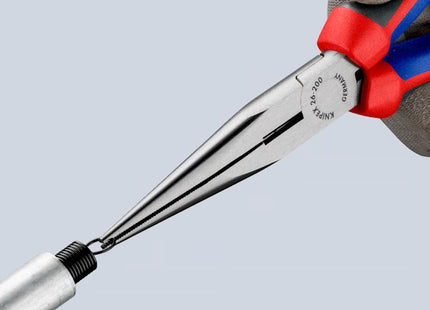 KNIPEX PINZA CON BECCHI MEZZOTONDI DRITTI CON TRONCHESE MM200