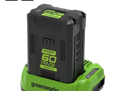 GREENWORKS STARTER KIT CARICABATTERIE + BATTERIA GSK60B4 60V 4AH