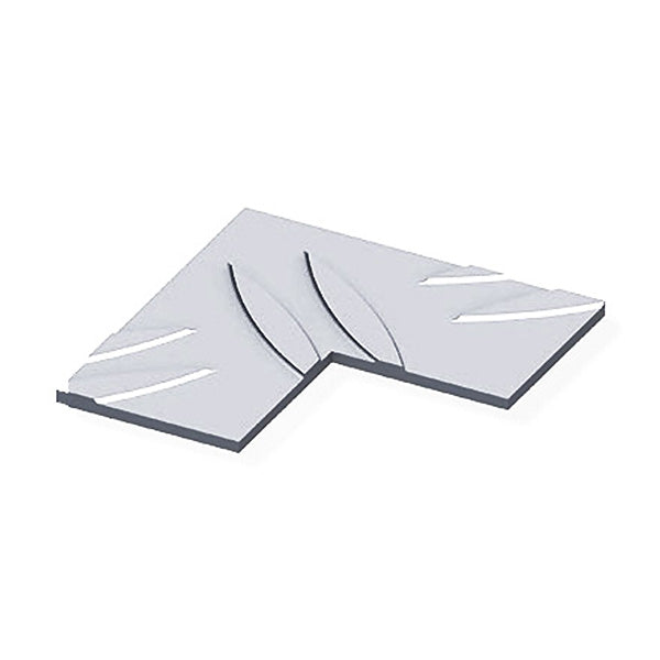 ALFER LAMIERE DI CONGIUNZIONE ALLUMINIO NATURALE MM 23,5 CONF.PZ4*