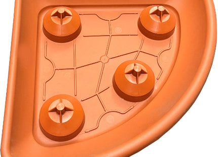 MARCHIORO SOTTO VASO AD ANGOLO ICA SVR 45 COLORE TERRACOTTA CM 41X41