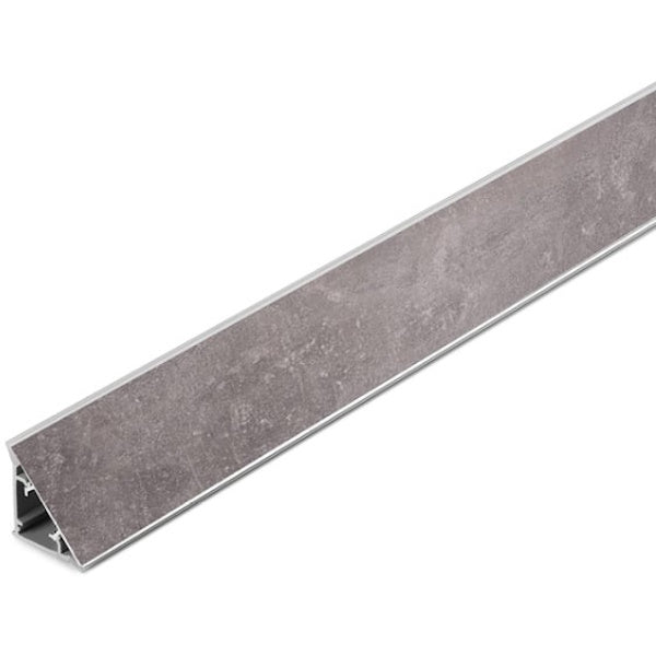 PIRCHER ALZATINA TRIANGOLARE PER TOP CUCINA ARENARIA GRIGIA MM30X30X3000