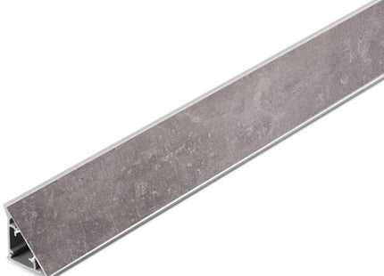 PIRCHER ALZATINA TRIANGOLARE PER TOP CUCINA ARENARIA GRIGIA MM30X25X3000