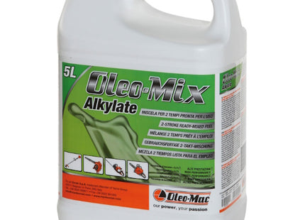 OLEOMAC OLEO-MIX ALKILATE MISCELA PER MOTORI 2 TEMPI TANICA PLASTICA LT5