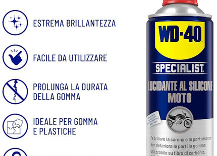 WD-40 SPECIALIST MOTO LUCIDANTE AL SILICONE SPRAY ML400
