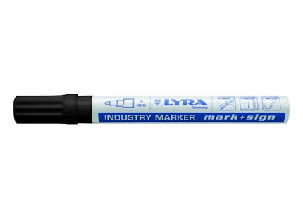 LYRA MARCATORE 404 A VERNICE INDUSTRY NERO