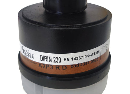 DPI FILTRO SERIE DIRIN 230 A2-P3 R D GAS VAPORI POLVERI FUMI NEBBIE*