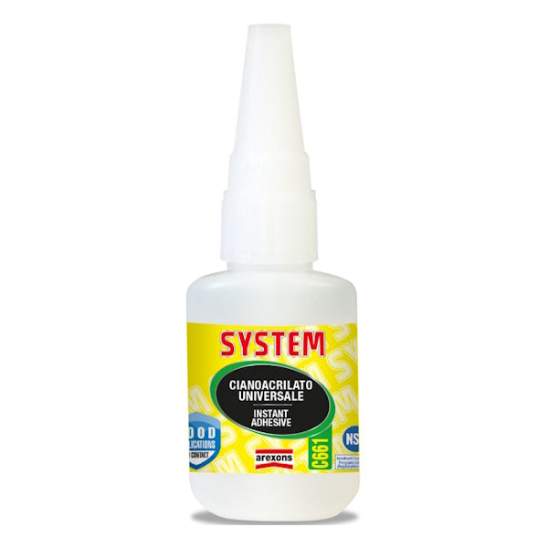 AREXONS SYSTEM CIANOACRILATO UNIVERSALE C661 ML 20*