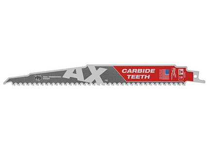 MILWAUKEE LAMA PER SEGA DIRITTA AL CARBURO PER LEGNO CON CHIODI