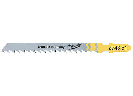 MILWAUKEE LAME SEGHETTO ALTERNATIVO PER TAGLI PULITI MM 75X4 T101D PZ5